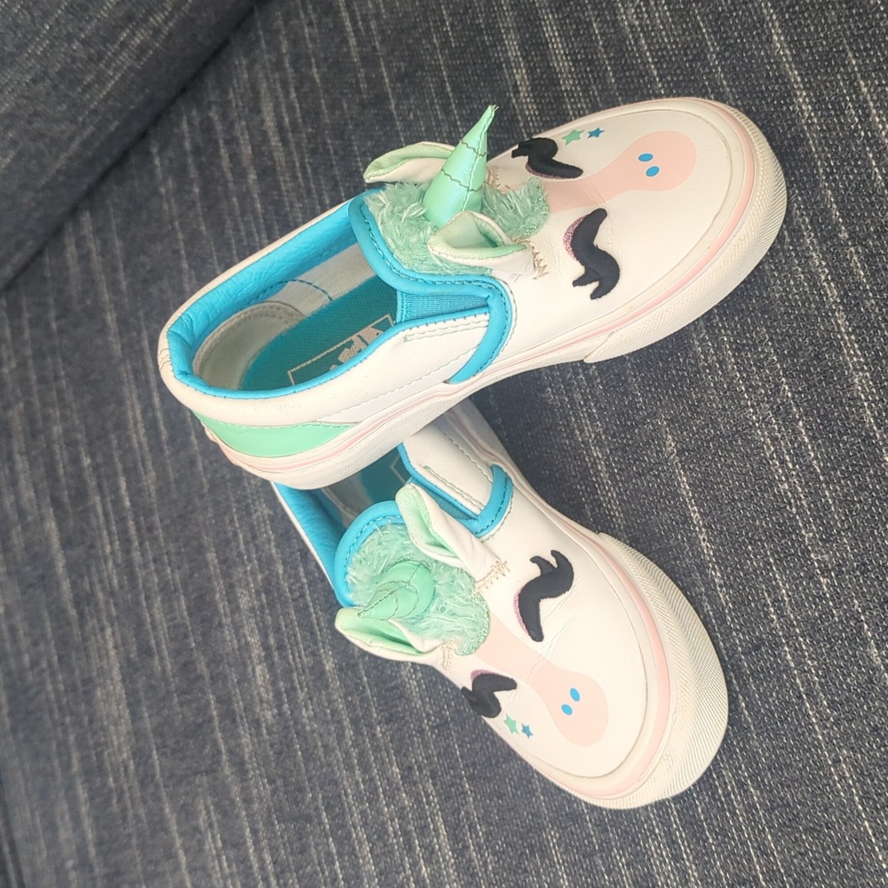 Girls unicorn vans size 11